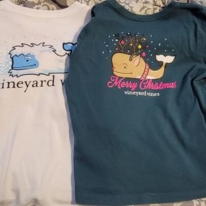Girls vineyard vines chriatmas shirts